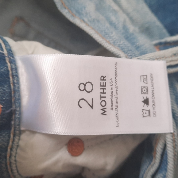 MOTHER Rider High Rise Jeans in The Confession - Picture 9 of 11